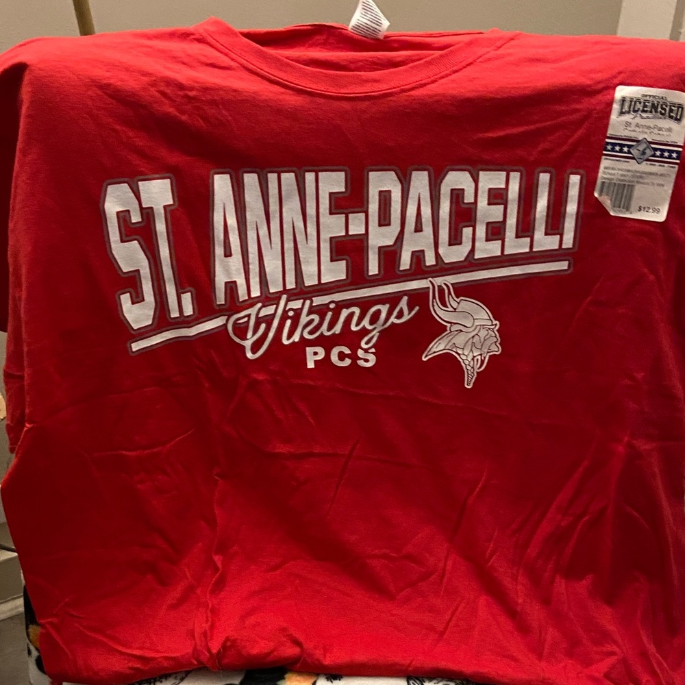 Fruit of the Loom Red Vikings Graphic Tee